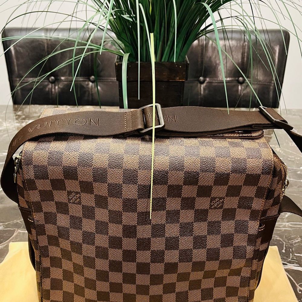 Louis Vuitton Messenger Naviglio Brown Damier Ebene Canvas Shoulder Bag